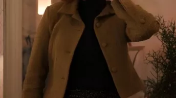 Fashion and accessories of Murders in the Building: Selena Gomez wears Tweed Jacket by Proenza Schouler to portray Mabel Mora in season 4, episode 5