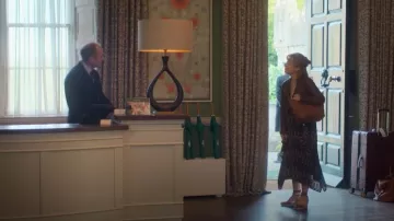 Stella McCartney Norah Skirt worn by Susan Ryeland (Lesley Manville) as seen in Moonflower Murders (S01E02)