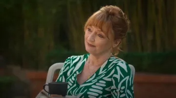 Ba & Sh Therence Floral Print Dress worn by Susan Ryeland (Lesley Manville) as seen in Moonflower Murders (S01E04)