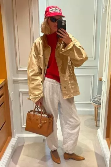 Gafas de sol The Row Bowen usadas por Elsa Hosk en su historia de Instagram el 23 de septiembre de 2024