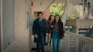 Maje Cropped Flared Jeans worn by Letty Acosta (Maia Jae Bastidas) as seen in High Potential (S01E01)