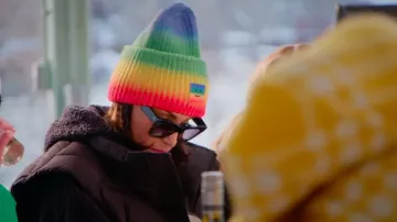 Lunettes de soleil carrées Celine 50MM Cat-Eye portées par Bronwyn Newport comme on le voit dans The Real Housewives of Salt Lake City (S05E02)