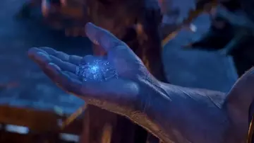 Movie set of Avengers: Infinity: WarSpace stone used by Thanos (Josh Brolin)