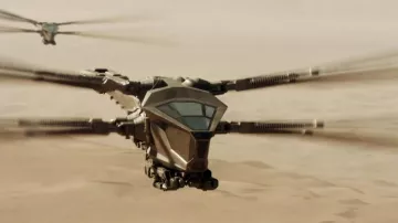 Furniture and set design of Dune movie: Atreides ornithopter replica