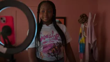Girl Dangerous Coachella Tee worn by Naima Stewart (Aderinsola Olabode) as seen in Reasonable Doubt (S02E06)