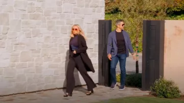Sandalias de cuero con el logotipo de Gucci Double G usadas por Tamra Judge como se ve en The Real Housewives of Orange County (T18E12)