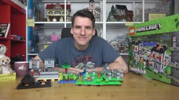 Château Minecraft par Lego de Thomas Panke dans Old Minecraft en tant que donateur de pièces de premier plan ! LEGO® 21127 La forteresse YouTube Video