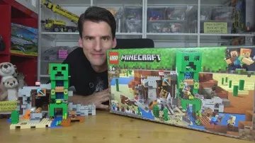 Creeper Mine par Minecraft x Lego de Thomas Panke dans Monde à l’envers : Retour aux sources par licence ! LEGO® Minecraft 21155 La mine rampante