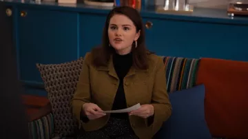 Proenza Schouler White Label Quinn Tweed Jacket worn by Mabel Mora (Selena Gomez) as seen in Only Murders in the Building (S04E05)