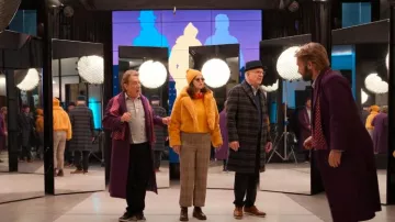 Boden Westbourne Wool Trousers worn by Mabel Mora (Selena Gomez) as seen in Only Murders in the Building (S04E05)