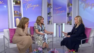 Veronica Beard Liberty Dress in Russet worn by Hoda Kotb as seen in Today with Hoda & Jenna on September 27, 2024