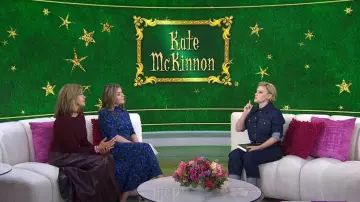 Frame Heritage Denim Shirt in Rinse worn by Kate McKinnon as seen in Today with Hoda & Jenna on September 30, 2024