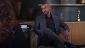 Ted Baker Jay Trim Fit Solid Wool Suit worn by Dr. Jackson Avery (Jesse Williams) as seen in Grey's Anatomy (S21E01)