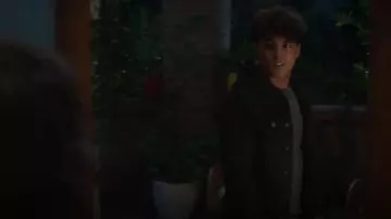 Allsaints Izaka Nubuck Leather Bomber Jacket worn by Dr. Lucas Adams (Niko Terho) as seen in Grey's Anatomy (S21E01)