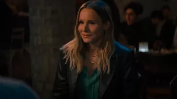 Reformation Veda Dalia Relaxed-Fit Leather Blazer worn by Joanne (Kristen Bell) as seen in Nobody Wants This (S01E02)