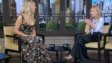 Alice + Olivia Nilda Voluminous Skirt worn by Kaitlin Olson as seen in LIVE with Kelly and Mark on September 12, 2024