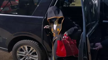 Louis Vuitton Hooded Wrap Coat worn by Mary Cosby as seen in The Real Housewives of Salt Lake City (S05E03)