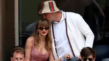 Taylor Swift wears Black Sunglasses at U.S. Open in New York on September 9, 2024