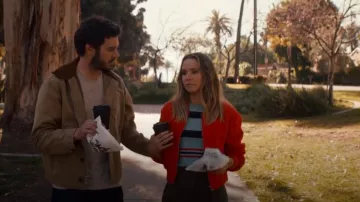 Maje Short Tweed Jacket worn by Joanne (Kristen Bell) as seen in Nobody Wants This (S01E10)