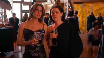 Solace London One-Shoulder Belted Maxi Dress worn by Esther Roklov (Jackie Tohn) as seen in Nobody Wants This (S01E10)