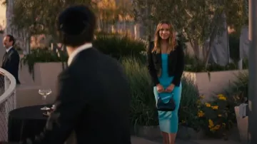 By Far Solid Leather Shoulder Bag worn by Joanne (Kristen Bell) as seen in Nobody Wants This (S01E10)