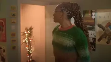 Zara Brushed Effect Sweater worn by Elle Argent (Yasmin Finney) as seen in Heartstopper (S03E05)
