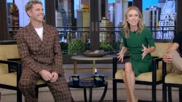 Bode Dunham Plaid Trousers worn by Jake Shields as seen in LIVE with Kelly and Mark on October 3, 2024