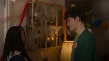 Wood Wood Kalle Cardigan worn by Charlie Spring (Joe Locke) as seen in Heartstopper (S03E06)