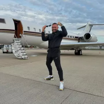 Nike Air Max Plus PRM x Foot Locker 50th Anniversary worn by Conor McGregor on the Instagram account @thenotoriousmma