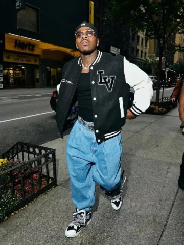 Lunettes de soleil Prada Grey Clear Symbole portées par DaBaby sur le compte Instagram @dababy