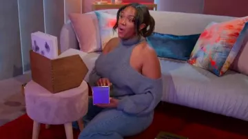 Fashion Nova Karasi Cold Shoulder Sweater worn by Alexandra Byrd as seen in Love Is Blind (S07E03)