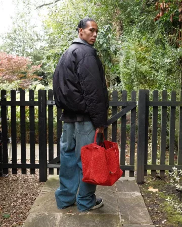 Rick Owens - Baskets vintage en cuir noir portées par Virgil van Dijk sur le compte Instagram @virgilvandijk