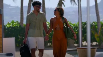 Polo relajado con cuello Revere de Asos Design en textura abierta usado por Ramses Prashad como se ve en Love Is Blind (T07E05)