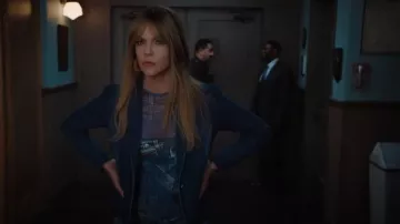 I.N.C. International Concepts Women's Puff-Sleeve Blazer worn by Morgan (Kaitlin Olson) as seen in High Potential (S01E02)