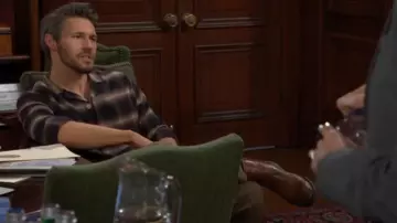 All Saints Hellertown Shirt worn by  Liam Spencer (Scott Clifton) as seen in The Bold and the Beautiful on October 4, 2024