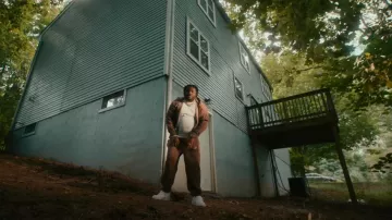 Nike Air Force 1 Low x Supreme Box Logo Blanco usado por Tee Grizzley en Tee Grizzley - Robbery 8 [Video Oficial]
