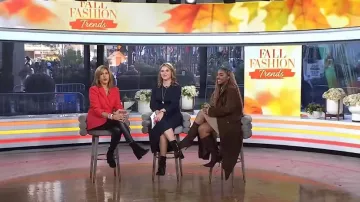 Alexa Chung para el abrigo blazer cruzado de Madewell usado por Lindsay Peoples como se ve en Today with Hoda & Jenna el 8 de octubre de 2024