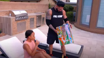 Débardeur Nelk Boys Full Send porté par DJ Pauly D comme on le voit dans Jersey Shore : Family Vacation (S07E19)
