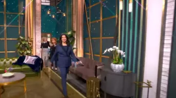 Diane von Furstenberg Ashdon Knit Jacquard Pants usados por Ana Navarro como se ve en The View el 4 de octubre de 2024
