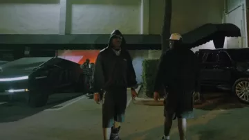 Louis Vuitton Black & White Sole LV Trainer Snow Boots usadas por Future in Future - SKI (Official Music Video)