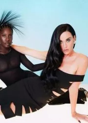 Mugler Bandage Knitted Dress worn by Katy Perry at  I'm His He's Mine Music Video on September 13, 2024