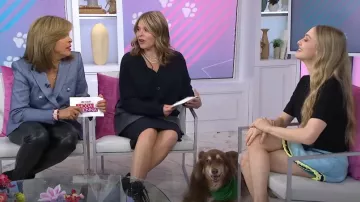 3.1 Phillip Lim Hybrid Knit Blazer worn by Jenna Bush Hager as seen in Today with Hoda & Jenna on October 14, 2024