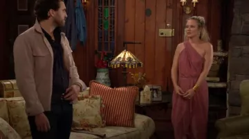 Iro Catija Dress worn by  Sharon Newman(Sharon Case) as seen in The Young and the Restless on October 9, 2024