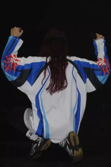 Chaussettes avec logo Gcds portées par Dua Lipa sur sa story Instagram le 2 octobre 2024