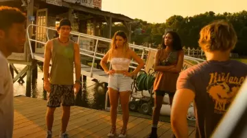 Out From Under Angel Eyes Lace Bandeau Top worn by Sarah Cameron (Madelyn Cline) as seen in Outer Banks (S04E02)