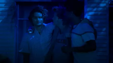 HUK Men's Kona Pattern Short Sleeve Fishing Button Down Shirt worn by John B Routledge (Chase Stokes) as seen in Outer Banks (S04E03)