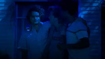 HUK Men's Kona Pattern Short Sleeve Fishing Button Down Shirt worn by John B Routledge (Chase Stokes) as seen in Outer Banks (S04E03)