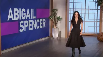 Bottega Veneta Tex Boots worn by Abigail Spencer as seen in The Talk on  October 9, 2024