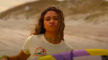 Head High Surf Club Seaweed Salad Choker worn by Kiara Carrera (Madison Bailey) as seen in Outer Banks (S04E04)
