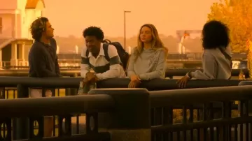Goodfellow & Co Long Sleeve Rugby Polo Shirt worn by Pope Heyward (Jonathan Daviss) as seen in Outer Banks (S04E05)